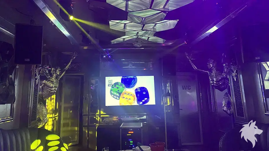 화려한 조명 스테이지