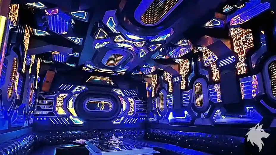 인상적인 분위기의 룸 전경