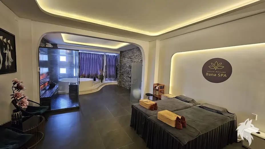 사우나 시설을 갖춘 스파 룸