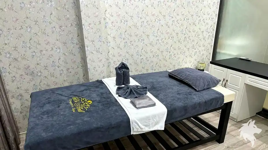 화장대가 구비된 마사지 공간