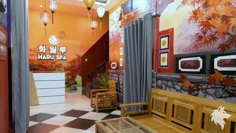 다낭 화월루 스파 안내 데스크