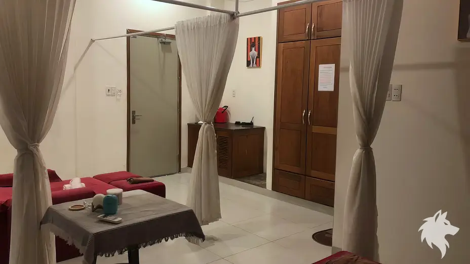 프라이빗한 1인용 다낭 마사지룸