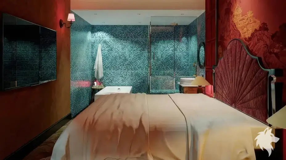 욕조가 포함된 프라이빗 마사지 객실